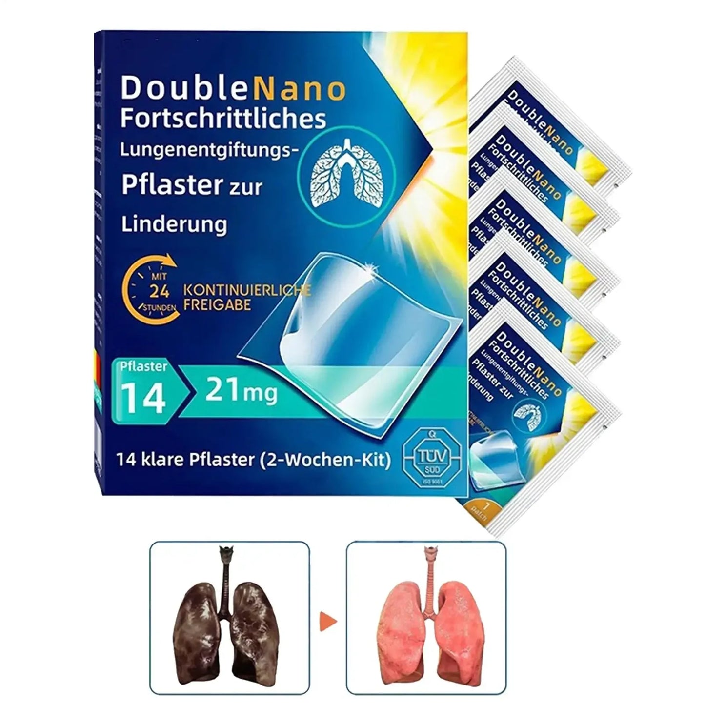 Portable Lung Cleansing Patch Respiratory Health Tapes Respiratory Support Patches For Travel Business Work Health Care Supplies - Rami Wellness Talk