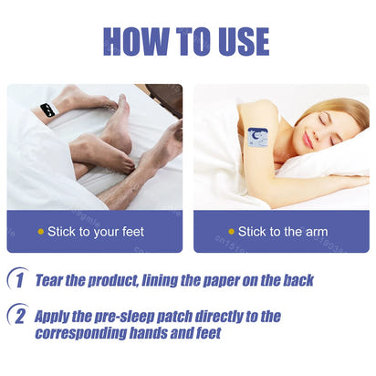 28pcs Sleep Aid Patch Adult Relieve Stress Anxiety Improve Insomnia Sleep Quality Stickers Massage Relax Hypnotic Stickers - Rami Wellness Talk
