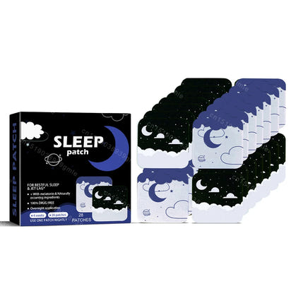 28pcs Sleep Aid Patch Adult Relieve Stress Anxiety Improve Insomnia Sleep Quality Stickers Massage Relax Hypnotic Stickers - Rami Wellness Talk