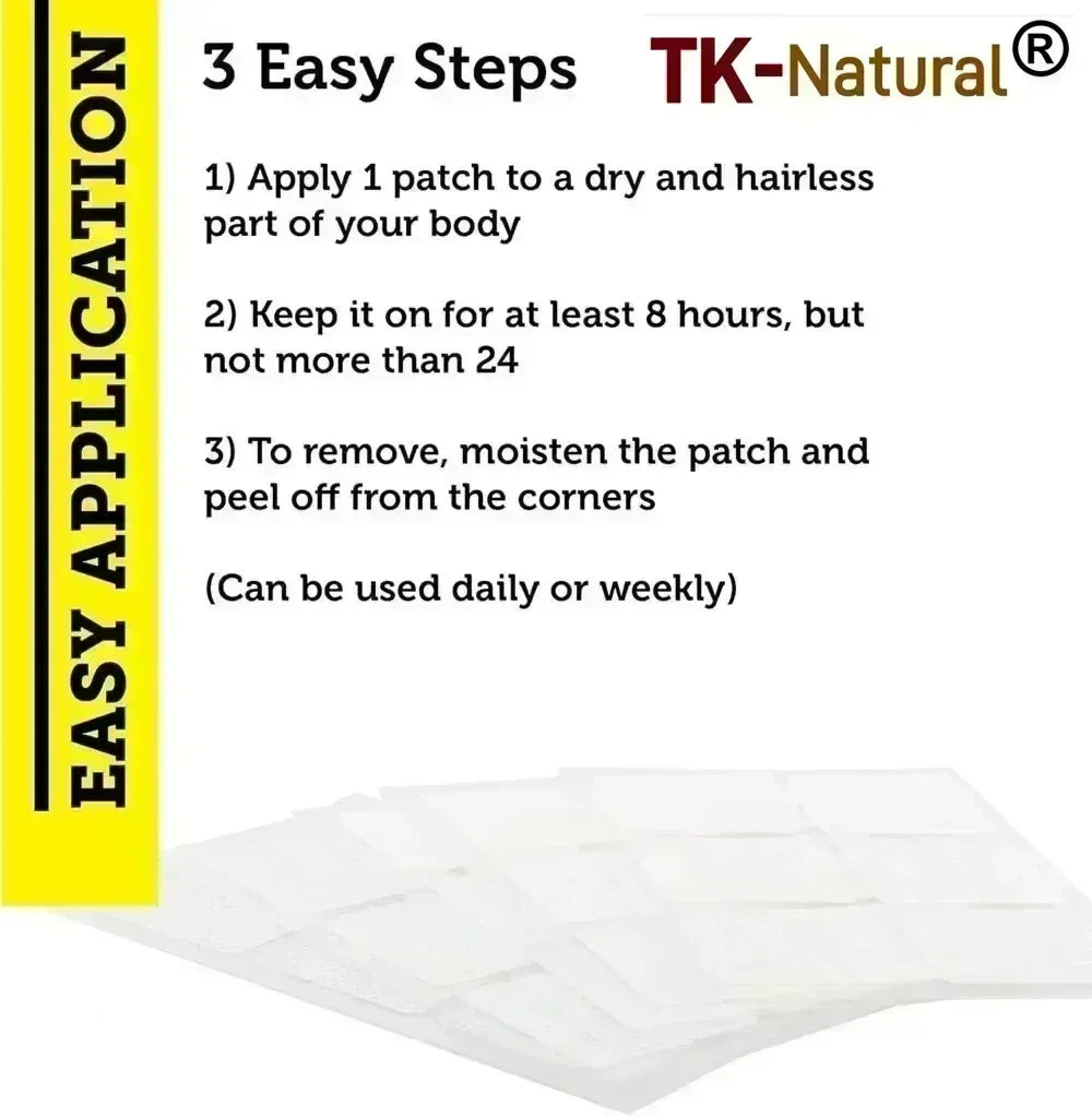 30 Patches Hair Growth Vitamins Transdermal Patches with Saw Palmetto for Women - Dht Blocker,Thicker,Longer Hair Regrowth - Rami Wellness Talk