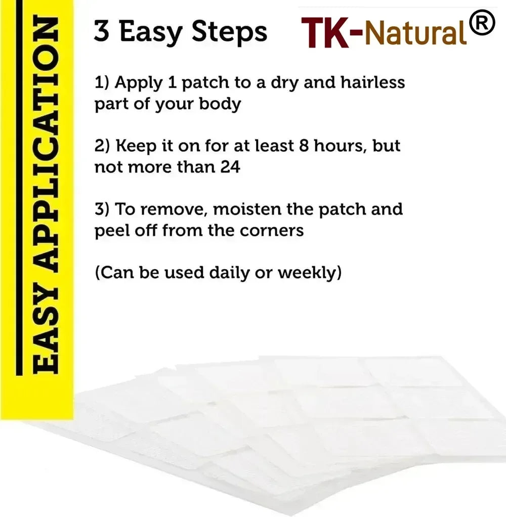 30 Patches Hair Growth Vitamins Transdermal Patches with Saw Palmetto for Women - Dht Blocker,Thicker,Longer Hair Regrowth - Rami Wellness Talk