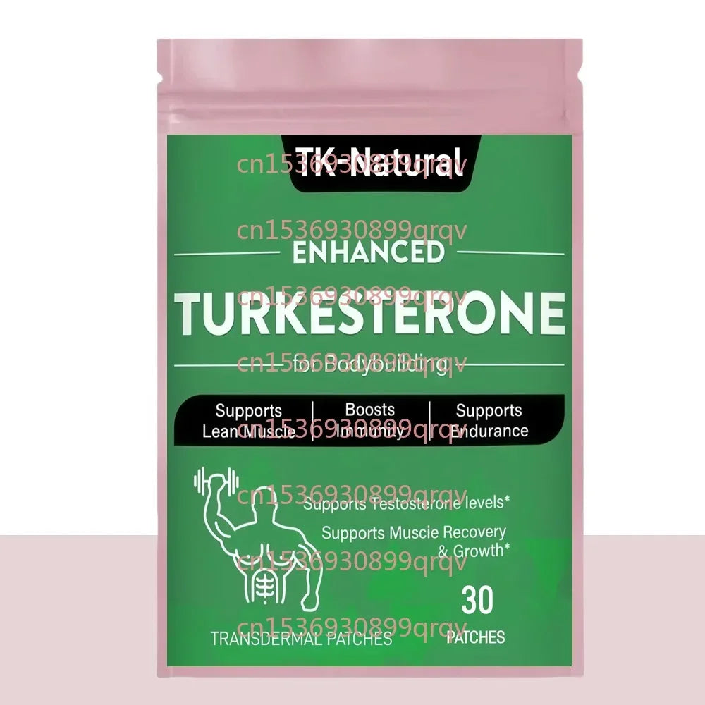 30 Patches Turkesterone Transdermal Patches - Promotes Endurance, Muscle Growth - Rami Wellness Talk