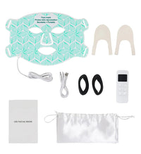 7＋1 Colors LED  Face Mask and Neck  with 850NM Near-infrared Rechargeable Red Light Therapy Mask Skin Care Device for Anti-Aging