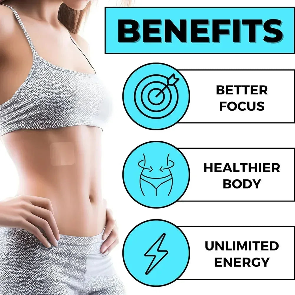 B12 Transdermal Patches - 100% Natural Vitamin Patches For Women, Energy, & Body Support,30 Patches One Month Supply - Rami Wellness Talk