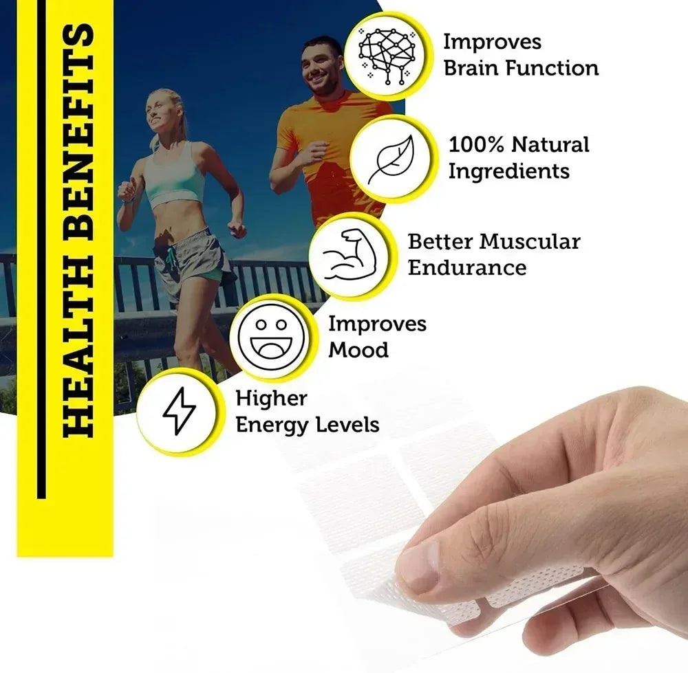 B12 Transdermal Patches - 100% Natural Vitamin Patches For Women, Energy, & Body Support,30 Patches One Month Supply - Rami Wellness Talk