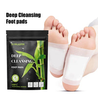 Bamboo Charcoal Detox Foot Patches - Natural Toxin Removal & Stress Relief (10pcs) - Rami Wellness Talk