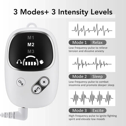 CES vagus nerve stimulation clip ear Sleep Aid Device Relieve Insomnia Promote Fast Sleep Deep Sleep Anxiety Depression Reliever - Rami Wellness Talk