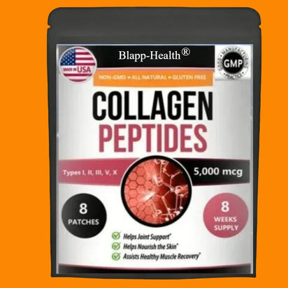 Collagen Peptides Types I, Ii, Iii, V, X 5,000mcg Patch Anti-aging Skin Transdermal Patches - Rami Wellness Talk