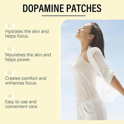 Dopamine Mental Wellness Patches - Mood & Focus Support (30pcs) - Rami Wellness Talk
