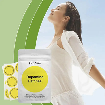 Dopamine Mental Wellness Patches - Mood & Focus Support (30pcs) - Rami Wellness Talk