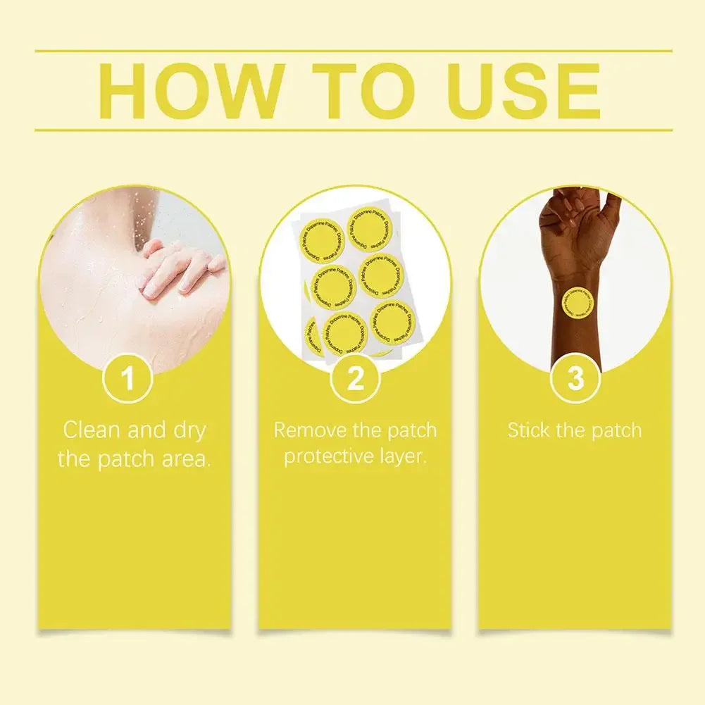 Dopamine Mental Wellness Patches - Mood & Focus Support (30pcs) - Rami Wellness Talk