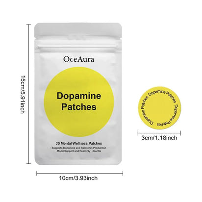 Dopamine Mental Wellness Patches - Mood & Focus Support (30pcs) - Rami Wellness Talk