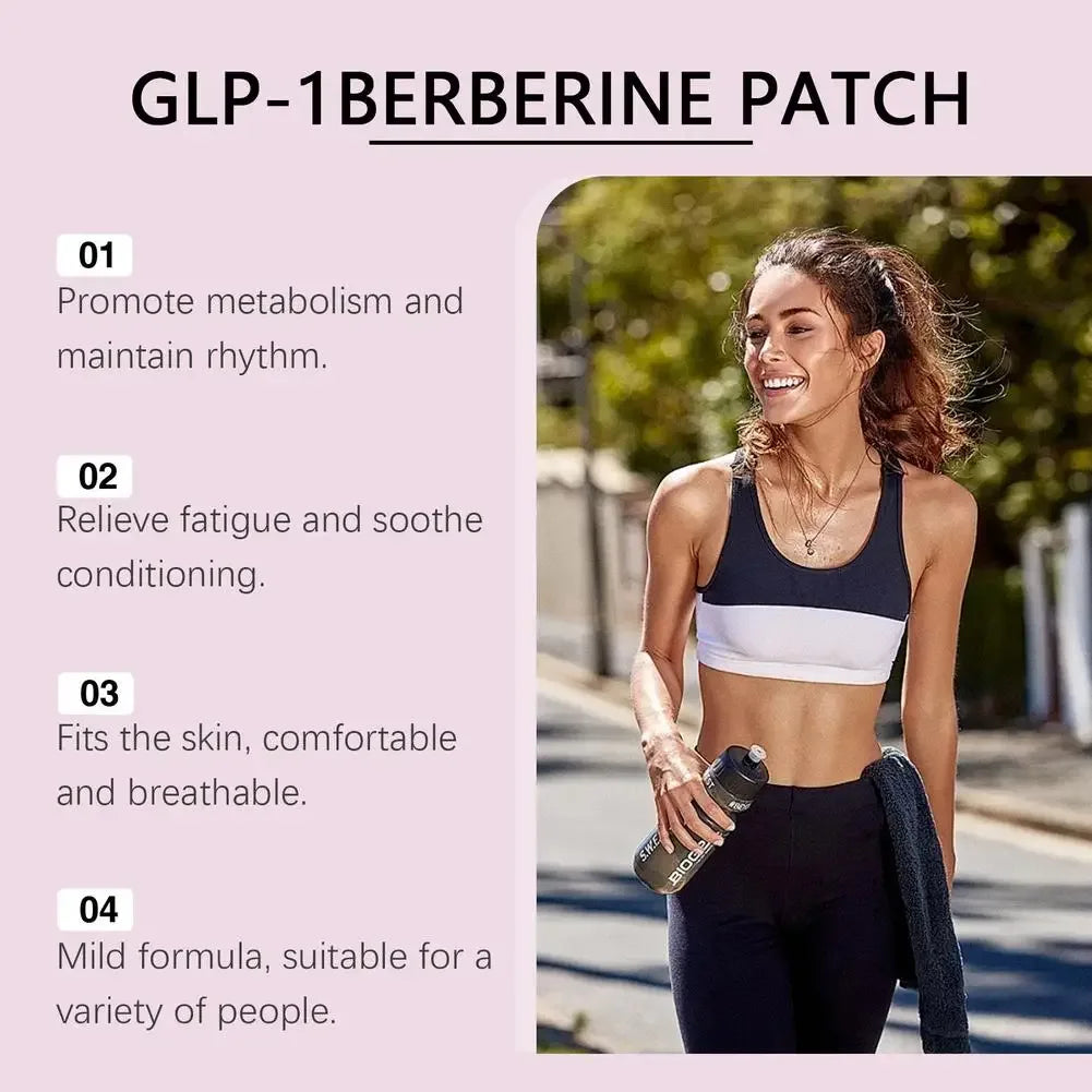 GLP-1 Support Patches - Natural Energy & Metabolism Boost (30 Count) - Rami Wellness Talk