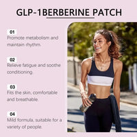 GLP-1 Support Patches - Natural Energy & Metabolism Boost (30 Count) - Rami Wellness Talk