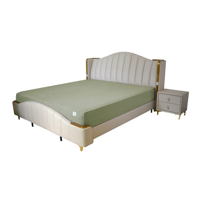 MAXSHARER Earthing fitted sheet Organic cotton with Conductive silver fiber Grounding bed sheet Fitted sheet for Nature Wellness - Rami Wellness Talk