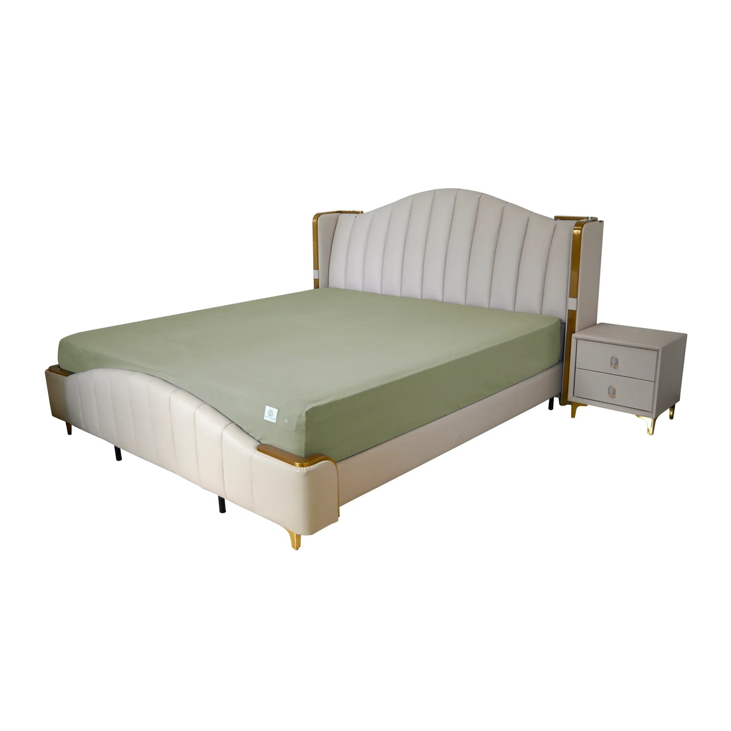 MAXSHARER Earthing fitted sheet Organic cotton with Conductive silver fiber Grounding bed sheet Fitted sheet for Nature Wellness - Rami Wellness Talk