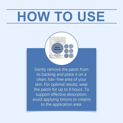 NAD+ Energy Boost Patches - Anti-Aging Cell Regeneration Support (30pcs) - Rami Wellness Talk