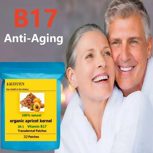 Organic Bitter Apricot Vitamin B17 Transdermal Patches Easy to Use Made in USA - Rami Wellness Talk