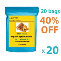 Organic Bitter Apricot Vitamin B17 Transdermal Patches Easy to Use Made in USA - Rami Wellness Talk