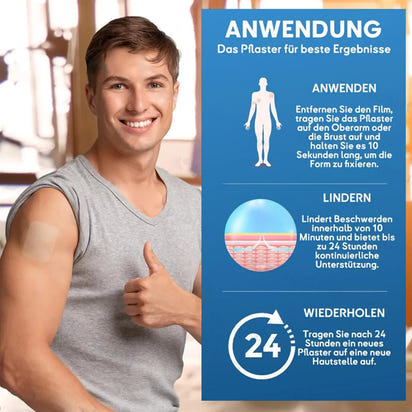 Portable Lung Cleansing Patch Respiratory Health Tapes Respiratory Support Patches For Travel Business Work Health Care Supplies - Rami Wellness Talk