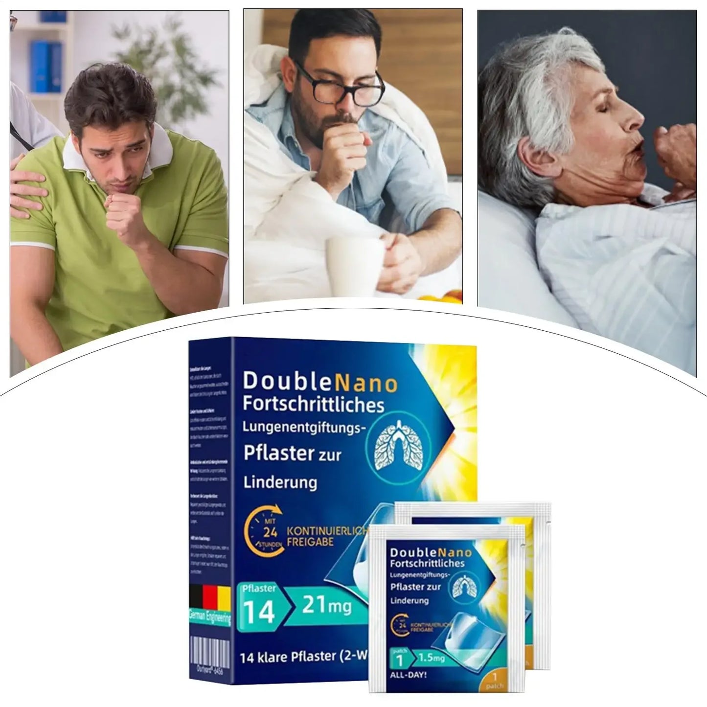 Portable Lung Cleansing Patch Respiratory Health Tapes Respiratory Support Patches For Travel Business Work Health Care Supplies - Rami Wellness Talk