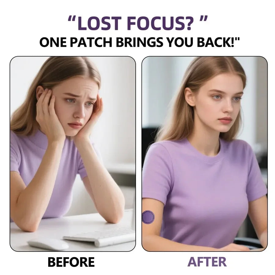 Invisible Focus Patches - Discreet Waterproof Concentration Aid - Rami Wellness Talk