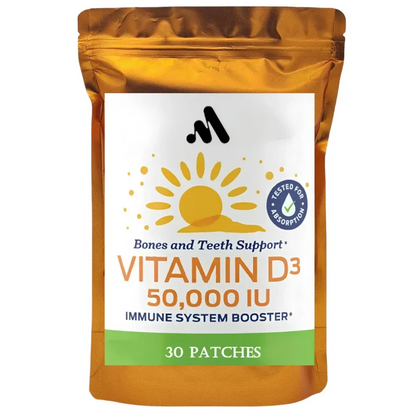 30 Patches Vitamin D3 50000 IU Vitamin D Patches Contains Vitamin D & K Complex Premium - Rami Wellness Talk