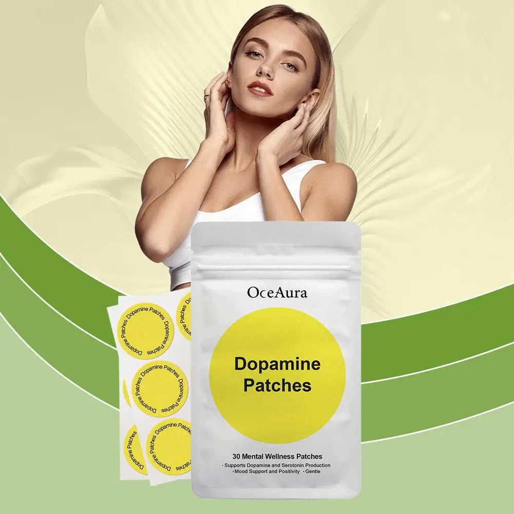 Dopamine Fat Patch 30 Mental Wellness Patches Support Dopamine And Serotonrn Production Improve Mood And Concentration Gentle