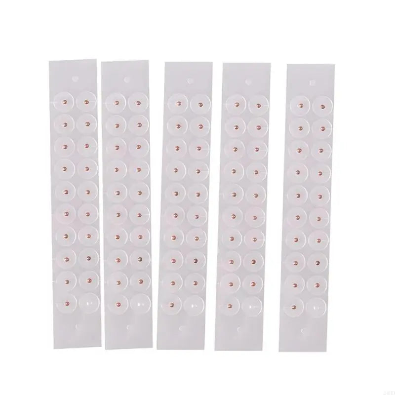 100Pcs Ear Care Seed Auricular Ear Sticker Massager Clear Ear Point Sticker 24BD