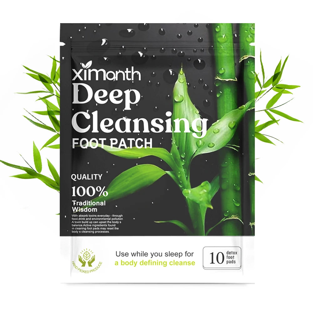 Natural Detox Foot Patches 10-50PCS/Bag Stress Relief Feet Deep Sleep Herbal Detox Sticker Relieve Stress For Foot Care Tools