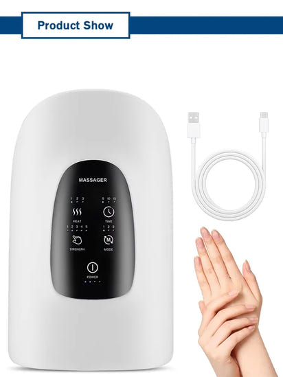 Massager Electric Hand Massager Vibration Hot Compress Multifunctional Massage Wrist Hand Joint Pain Massage Portable Massager