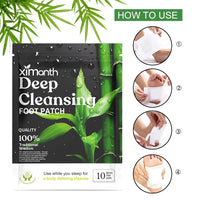 Natural Detox Foot Patches 10-50PCS/Bag Stress Relief Feet Deep Sleep Herbal Detox Sticker Relieve Stress For Foot Care Tools