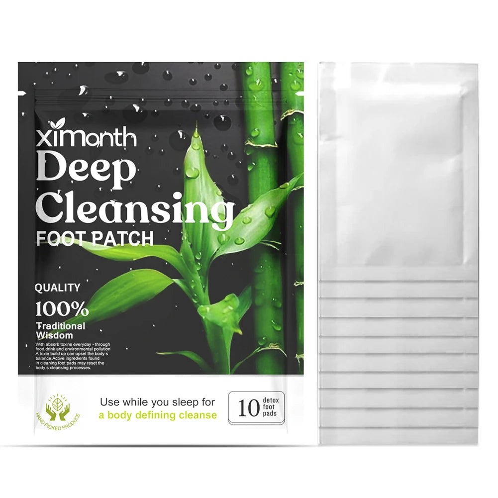 Natural Detox Foot Patches 10-50PCS/Bag Stress Relief Feet Deep Sleep Herbal Detox Sticker Relieve Stress For Foot Care Tools