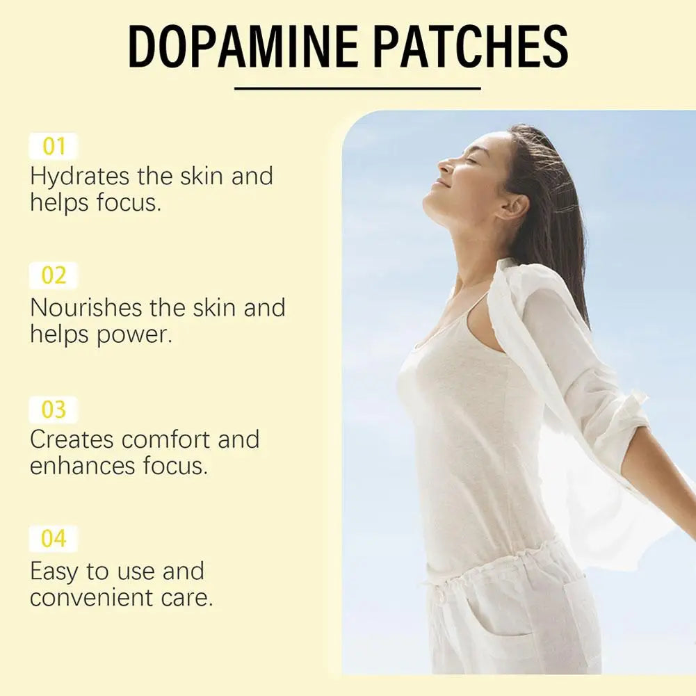Dopamine Fat Patch 30 Mental Wellness Patches Support Dopamine And Serotonrn Production Improve Mood And Concentration Gentle