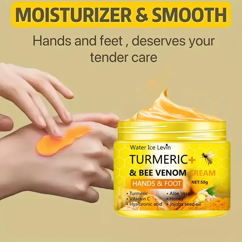 Turmeric & Bee Venom Foot Repair Cream - Heal & Hydrate Quickly - Rami Wellness Talk
